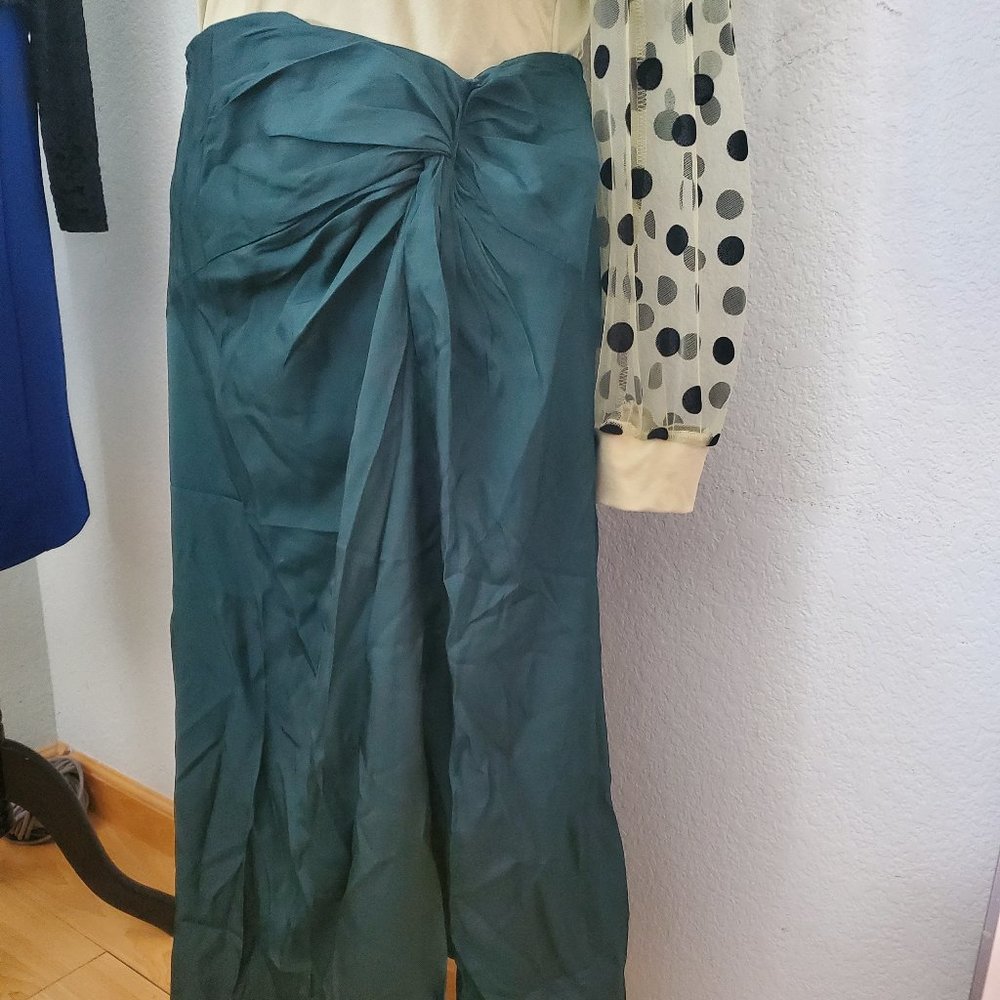 long green skirt